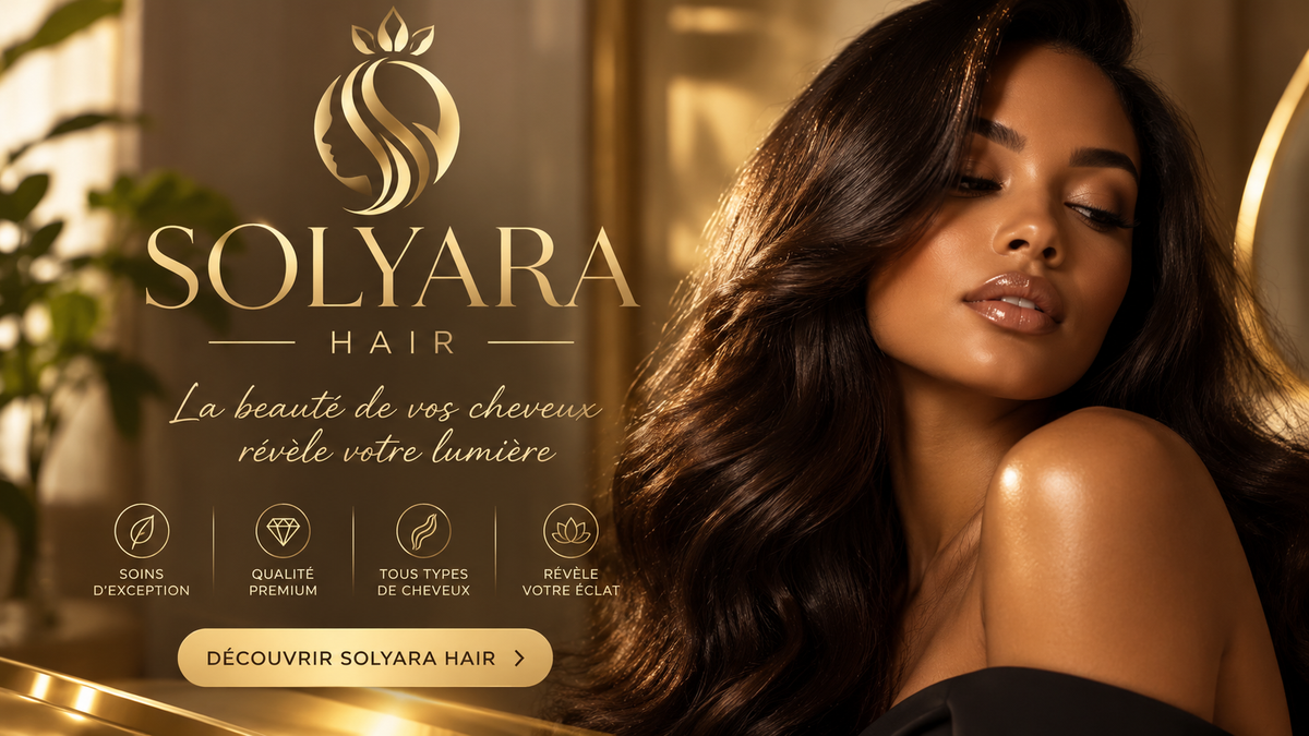 Maison Solyara Premium Hair luxury homepage banner